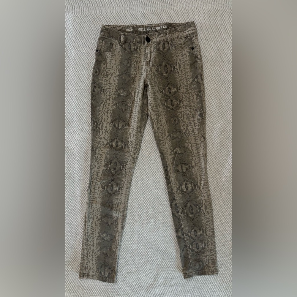MOSSIMO Snake Print Skinny Jeans